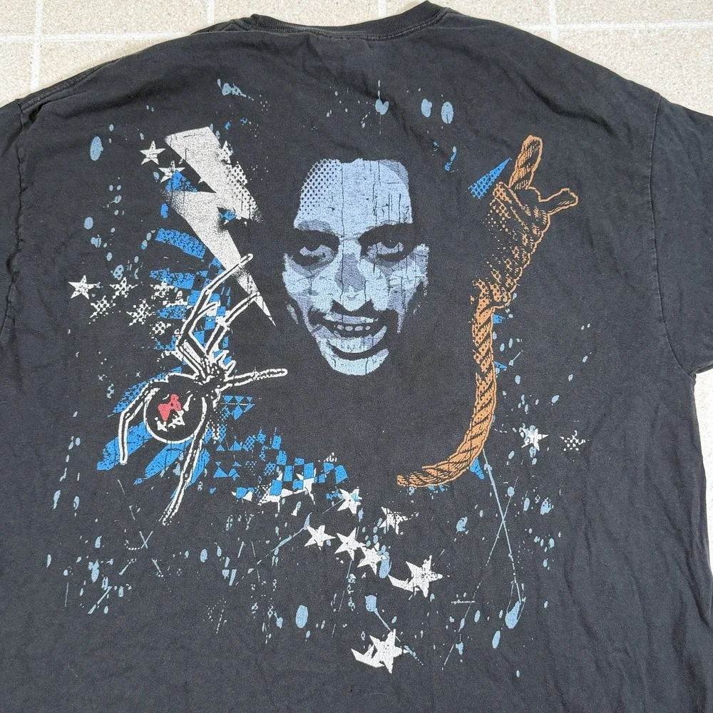 Vintage Alice Cooper Shirt Mens Size XL Black Hanes Psycho Drama Tour 2007
